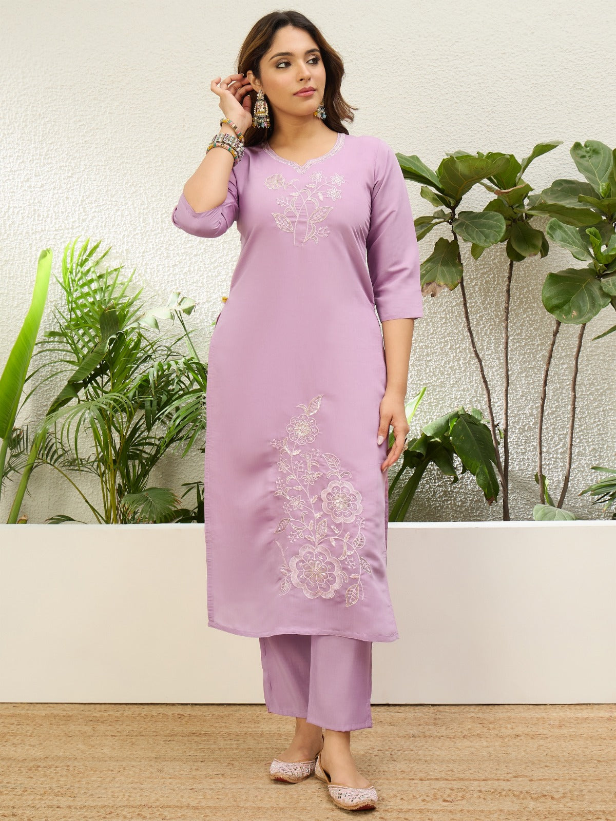 Women's Traditional Kurta Pant Set with Dupatta